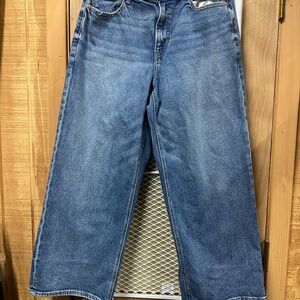 American Eagle Outfitters Stovepipe Crop Jeans - Blue
